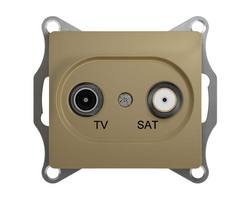 GLOSSA TV-SAT РОЗЕТКА оконечная 1DB, механизм, ТИТАН
