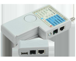 ITK Тестер для витой пары 4в1 RJ45/RJ11/BNC/USB с элементом питания