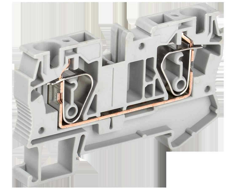 Клемма пружинная КПИ 2в-6 57А серая IEK