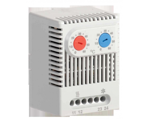 Термостат двухканальный УККт от 0 до +60°C NO+NC IEK