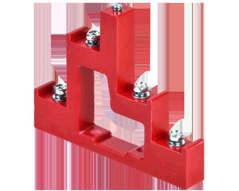 Изолятор ступенчатый ИС4-25/1-15 (4xМ6; 1xМ5) силовой с болтом IEK