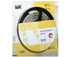 Лента светодиодная 5м блистер LSR-5050WW30-7,2-IP65-12V IEK
