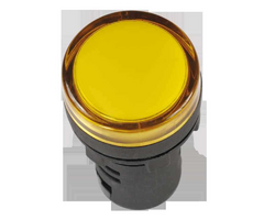 Лампа AD16DS(LED)матрица d=16мм желтый 230В AC IEK