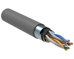 ITK Витая пара F/UTP кат.6 4х2х23AWG solid PVC серый (305м)