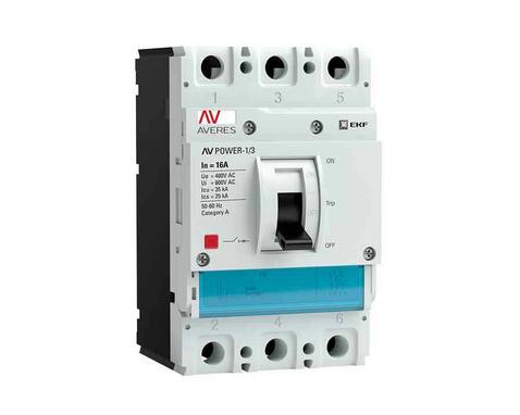 Автоматический выключатель AV POWER-1/3  16А 35kA TR