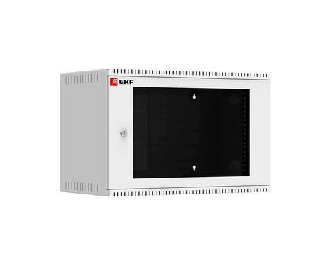 Шкаф телекоммуникационный настенный 6U (600х350) дверь стекло, Astra серия EKF PROxima