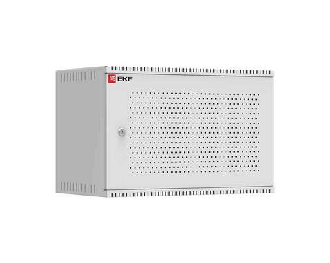 Шкаф телекоммуникационный настенный 6U (600х350) дверь перфорированная, Astra серия EKF PROxima