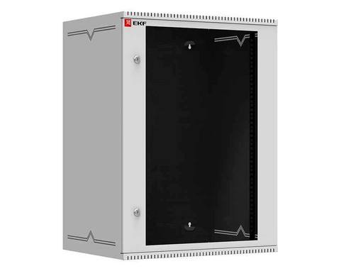 Шкаф телекоммуникационный настенный 15U (600х450) дверь стекло, Astra серия EKF PROxima
