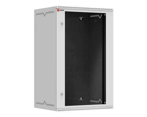 Шкаф телекоммуникационный настенный 18U (600х450) дверь стекло, Astra серия EKF PROxima