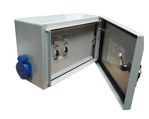 Ящик с понижающим трансформатором ЯТП IP54 0,25кВА 220/12В EKF Basic