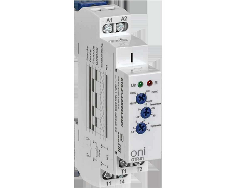 Реле температурное OTR-01 1 контакт 24-240В AC/DC ONI