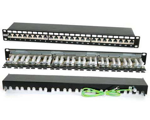 Hyperline PP2-19-24-8P8C-C6A-SH-110D Патч-панель 19