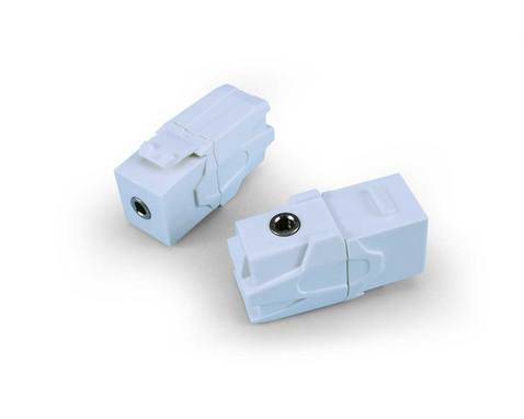 Вставки формата Keystone Jack с проходным адаптером TRS Hyperline серии KJ1-TRS