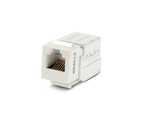 Hyperline KJNE-6P6C-C2-90-WH Вставка Keystone Jack, RJ-12(6P6C), 110 IDC, заделка с помощью NE-TOOL, белая