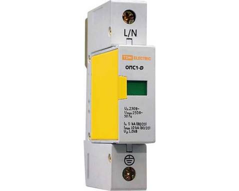 РАЗРЯДНИК ОПС1-D 1Р IN=5KA UN=230B IM=10KA TDM