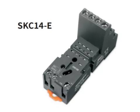 ЦОКОЛЬ SKC14-E, 10A(300V), ВИНТОВОЙ ЗАЖИМ, ЧЕРНЫЙ, НА РЕЙКУ DIN35/ПАНЕЛЬ, ДЛЯ RKE, RKF, R4N, MY4, 55.34, KMY4, PT4, RCM5