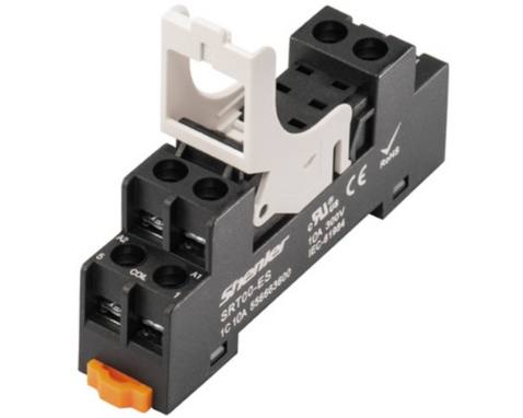 ЦОКОЛЬ SRC08-P, 12A(300V), ДЛЯ ПЕЧАТНЫХ ПЛАТ, ЧЕРНЫЙ, ДЛЯ R2G1CH, R2G2CH, RM84, RM85, RM87L, RM87P, 41.52, 41.61, 41.81, RT2, G2RL, G5RL