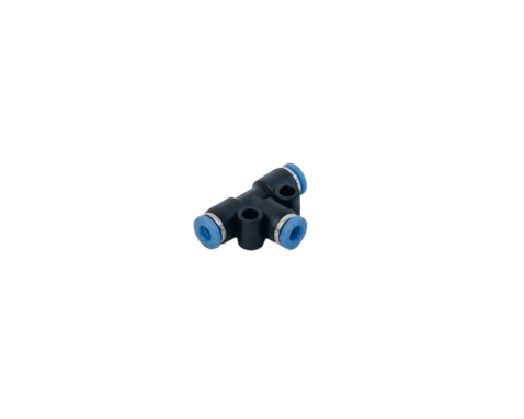 Фитинг мини пластиковый цанговый T-образный PUT 03C