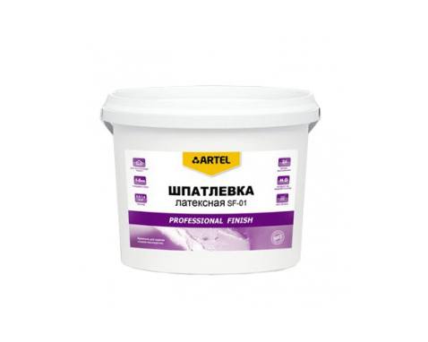 Шпатлевка финишная. 15 кг. 'PROFESSIONAL FINISH SF-01' латексная /Артель/
