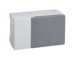 MINI PRAGMA ЩИТ НАВЕСНОЙ С ДЫМЧАТОЙ ДВ. 1РЯД/4МОД,IP40,IK07,50А,2 клеммы,Италия