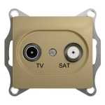 GLOSSA TV-SAT РОЗЕТКА оконечная 1DB, механизм, ТИТАН