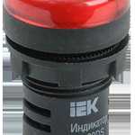Лампа AD22DS(LED)матрица d=22мм красный 36В AC/DC IEK