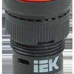 Лампа AD16DS(LED)матрица d=16мм красный 12В AC/DC IEK