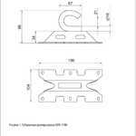 Крюк универсальный КМУ-1740 (SOT76) IEK