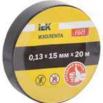 Изолента 0,18х19мм черная 20м IEK