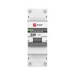 Автоматический выключатель 1P  80А (D) 10kA ВА 47-100 EKF PROxima