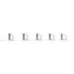 Кабельный органайзер 1U, 5 колец серия EKF PROxima
