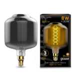Лампа Gauss Led Vintage Filament Flexible DL180 8W E27 180*295mm Gray 2400K