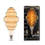 Лампа Gauss Led Vintage Filament Flexible BD200 6W E27 200*410mm Golden 2400K