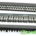 Hyperline PP2-19-24-8P8C-C6A-SH-110D Патч-панель 19