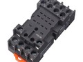 ЦОКОЛЬ SKF14-E, 10A(300V), ВИНТОВОЙ ЗАЖИМ, ЧЕРНЫЙ, НА РЕЙКУ DIN35/ПАНЕЛЬ, ДЛЯ RKE, RKF, R4N, MY4, 55.34, KMY4, PT4, RCM5